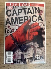 Captain America #25 2007 Marvel Death of Steve Rogers High Grade Key Issue!