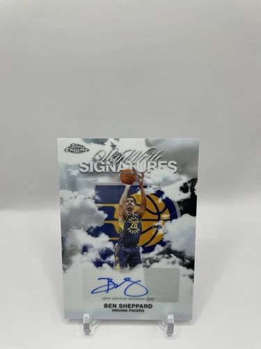 2025 Topps Chrome Ben Sheppard Sky Write Signatures (RAW)