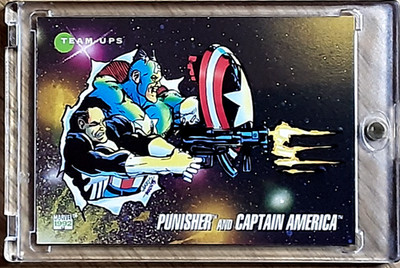 1992 Marvel Universe Serie 3 Karten 94 PUNISHER UND CAPTAIN AMERICA.