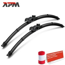 2x Scheibenwischer Wischerblatt Vorne Länge 600/500 mm für VW Tiguan Audi BMW