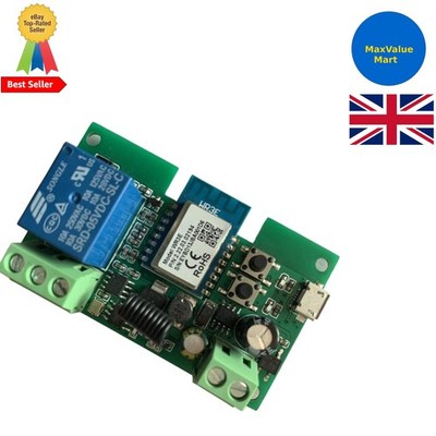 Kompakter 12V Smart Relaisschalter: WLAN-Steuerung & Terminplanung über Smart Life App