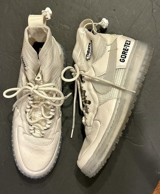 NIKE Men Air Force 1 High Wtr Gore-Tex White   Boots Size 7.5