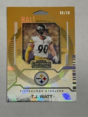 2024 Panini Contenders - Hall Pass T.J. Watt #20 Silver /10