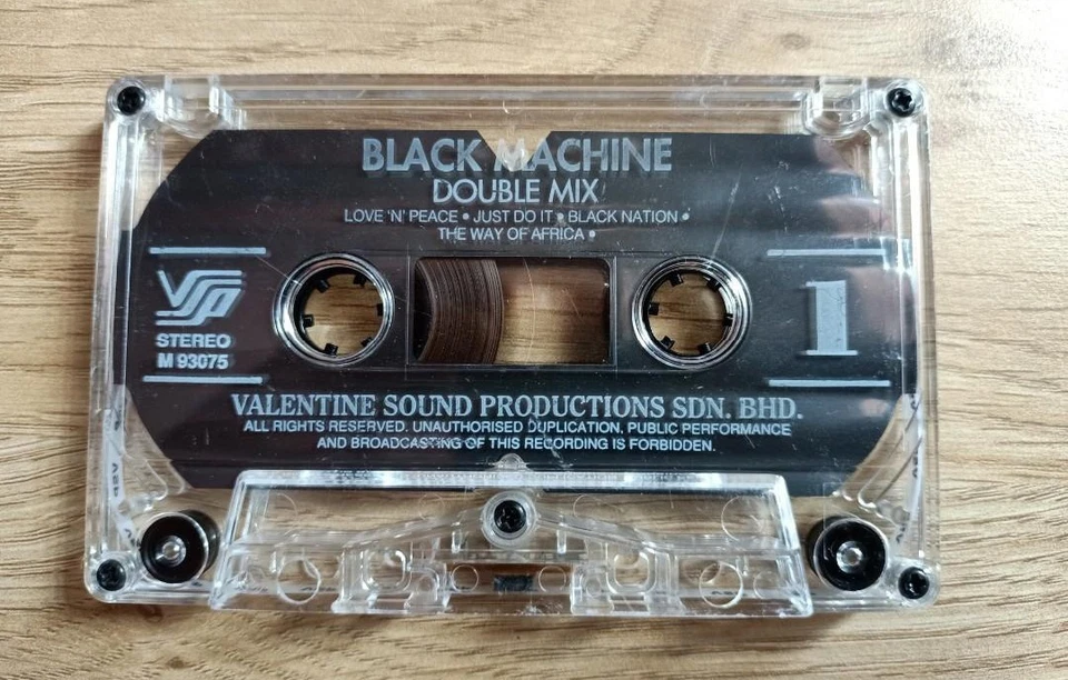 Black Machine : Double Mix ( Cassette Tape ) - Image 4 of 4