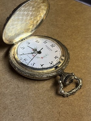 Princeton (watonia Ltd) Vintage Pocket Watch SWISS MADE works Great 
