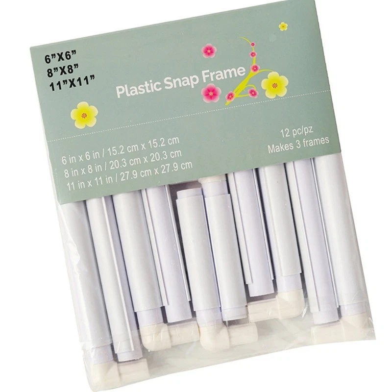 3 Size Embroidery Frame Easy to Use Square Embroidery Hoop for Craft Enthusiasts - Image 3 of 4