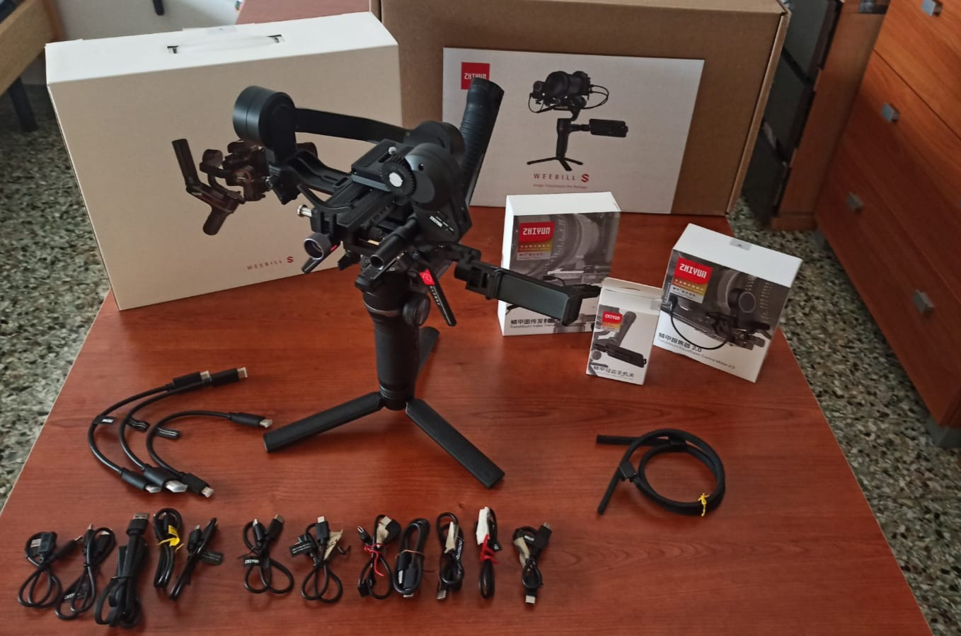 Zhiyun Weebill S Pro Kit completo + accessori SmallRig