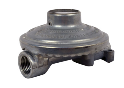 Propane Low-Pressure Single-Stage Regulator  1/4'' FPT Inlet x 3/8'' FPT Outlet