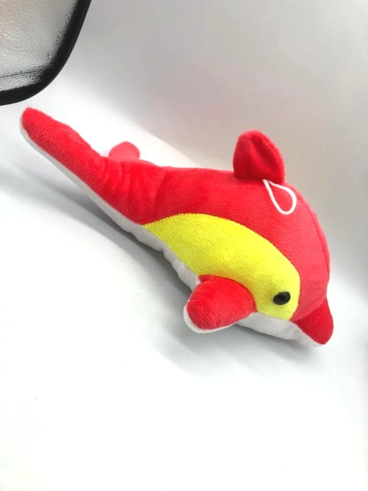 Bebé Delfín Neón Moda Océano Peluche Bebés Juguete Unisex Niños Adultos Foto 4 de 4