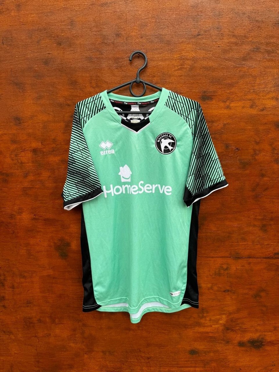 WALSALL ENGLAND 2019/2020 THIRD FOOTBALL SHIRT JERSEY ERREA SIZE