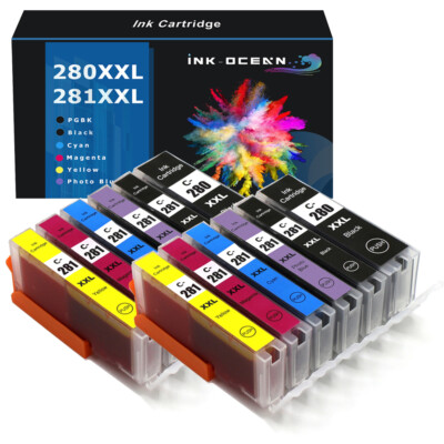 Cartuccia Di Inchiostro Per Canon PGI-280XXL CLI-281XXL PIXMA - Foto 4