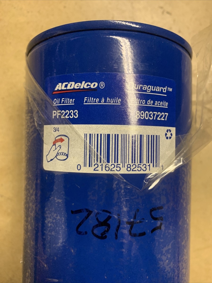 GM 89037227 Oil Filter ACDelco PF2233 | eBay