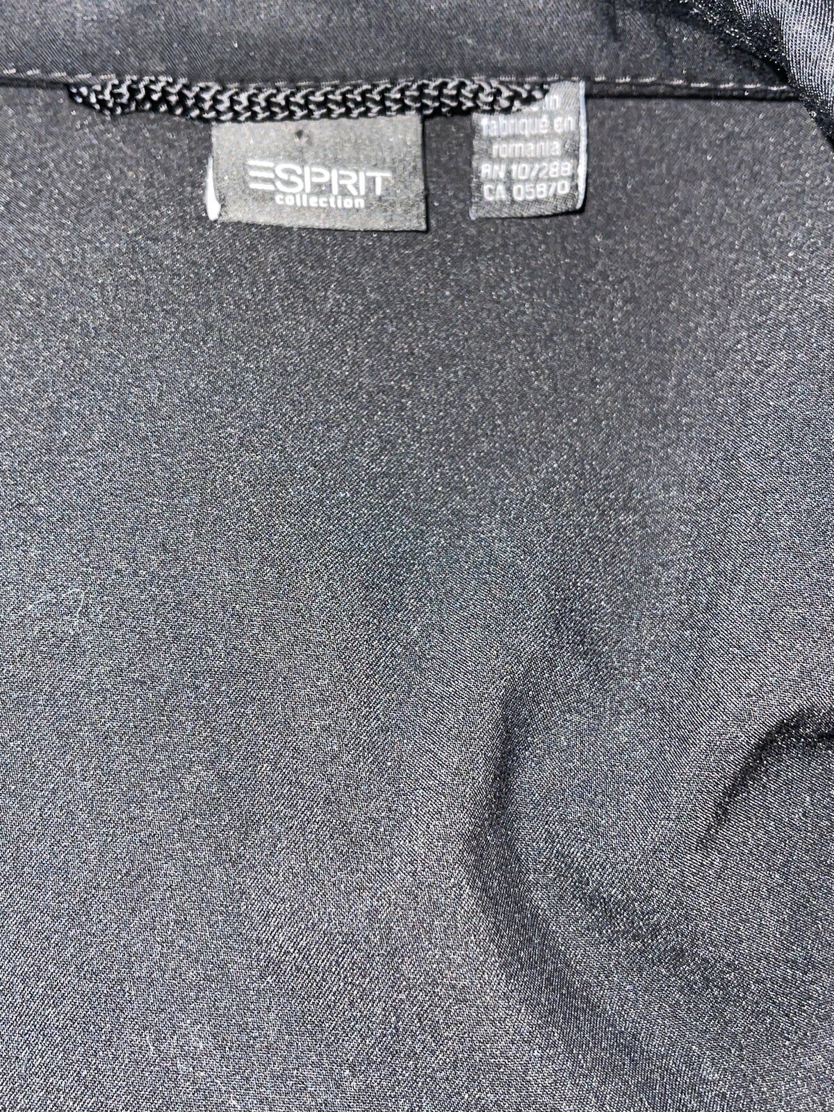 Esprit Collection Black Rayon Polyester Button Bl… - image 6