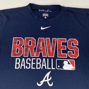 atlanta braves dri fit t shirt