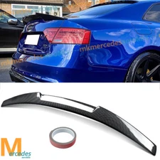 Carbon Fiber Style Rear Spoiler Wing For Audi A5 B8 B8.5 2Door Coupe 2008-2016