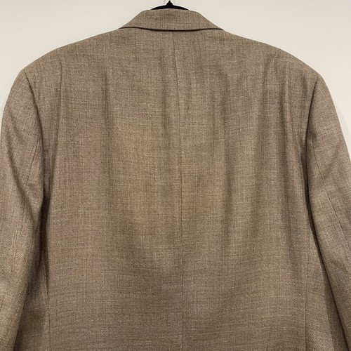 Ralph Lauren Blazer Men’s Sport Coat Jacket Linen Blend Tan Brown Size 46R EUC - Picture 4 of 16