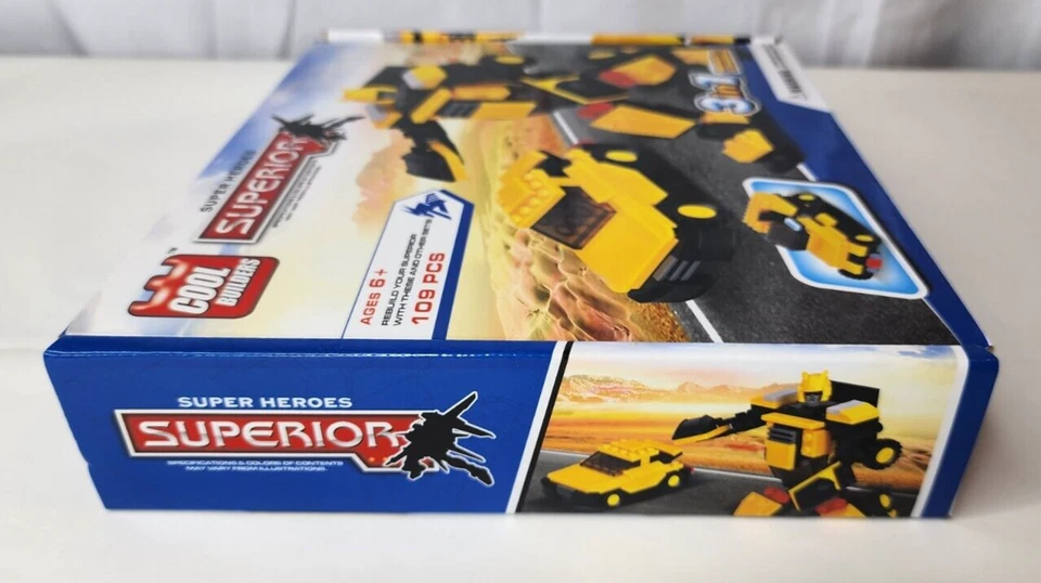 NIB Cool Builders Super Heroes Superior  3 in 1 Rebuilds into 3 Models - Image 2 of 4
