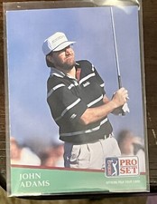 1991 Pro Set  PGA Tour Golf # 187 JOHN ADAMS  ⛳️  