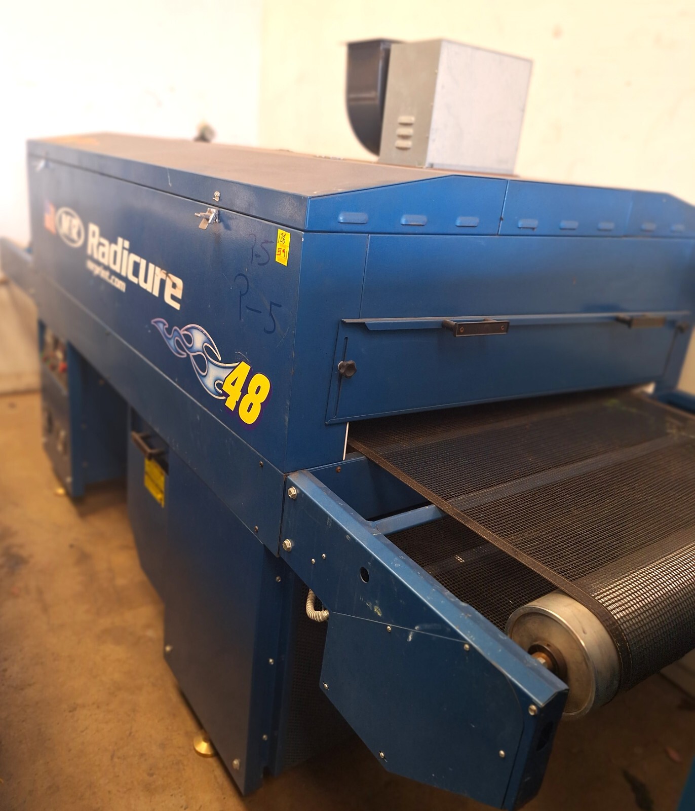 36" M&R RADICURE ELECTRIC SCREEN PRINTING CONVEYOR DRYER eBay