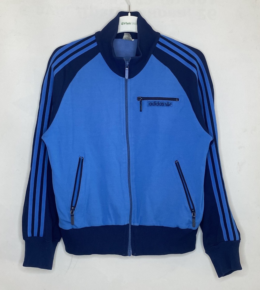 VINTAGE ADIDAS 70S 80S ZIP UP TRACK JACKET MADE IN VINTAGE ADIDAS 70S 80S ZIP UP TRACK JACKET MADE IN