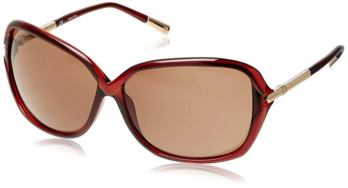 Escada Oversized Sunglasses Maroon SES 168 0Z90 SK111 PP 19 eBay