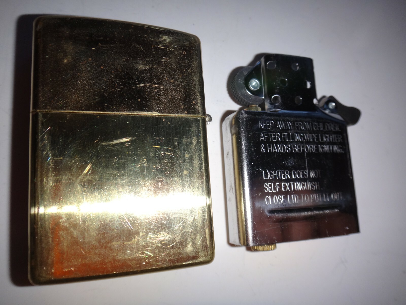 Year 2021 Zippo Brass Lighter With US 101st AIRBORNE DIVISION & USA Flag Logo