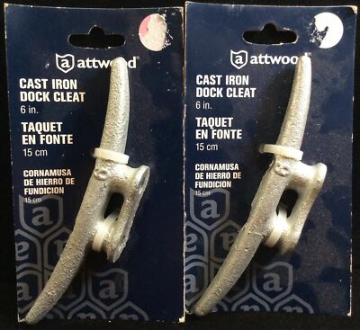 Attwood Iron Dock Cleat – Bitta In Ghisa Zincata Per Barca E Molo - 5