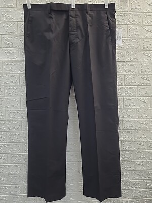 New Rick Owens Black Tailored Dietrich Poplin Trousers US 40 (IT 56)