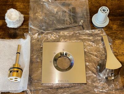 Delta Zura 3-Setting Diverter Trim Kit In Stainless – Modern Bathroom Upgrade