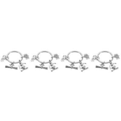 4pcs Graduation Keyring 2024 Célébration de haute qualité la graduation Célèvement de la