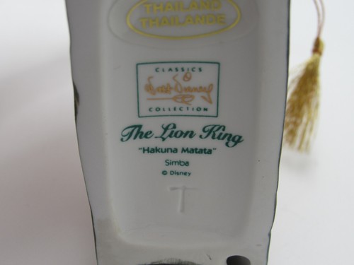 WDCC "Hakuna Matata" Simba Ornament from Disney's The Lion King Box w/ COA - B - Picture 6 of 6