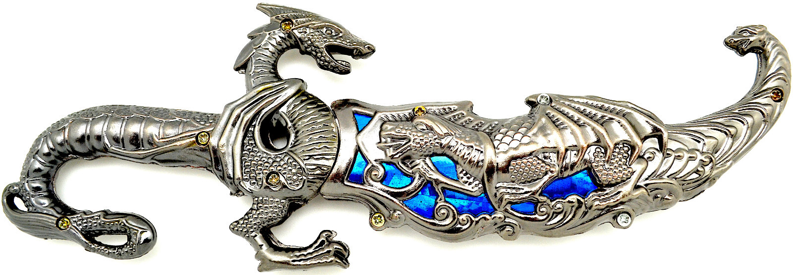 10" NEW! Blue DRAGON Fantasy Sword DAGGER Knife GOTHIC MEDIEVAL Collectible