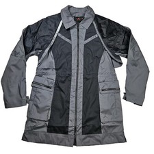 Nike Air Jordan Utility Jacket Women's Small Gray Black Vest Adjustable Sleeve