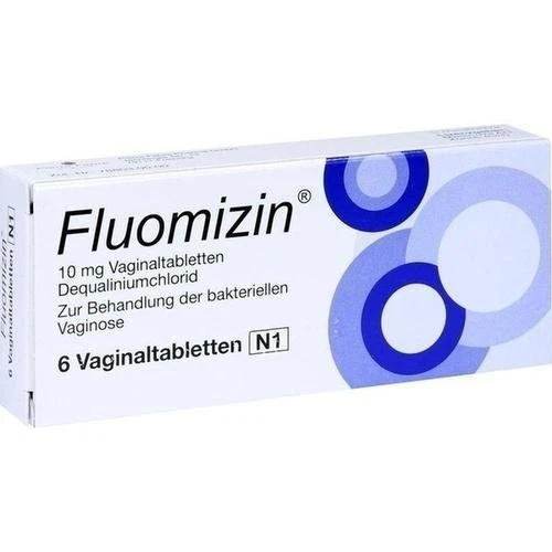 PIERRE FABRE PHARMA GMBH FLUOMIZIN 10MG VAGINALTABL 6St Vaginaltabletten PZN:7618192