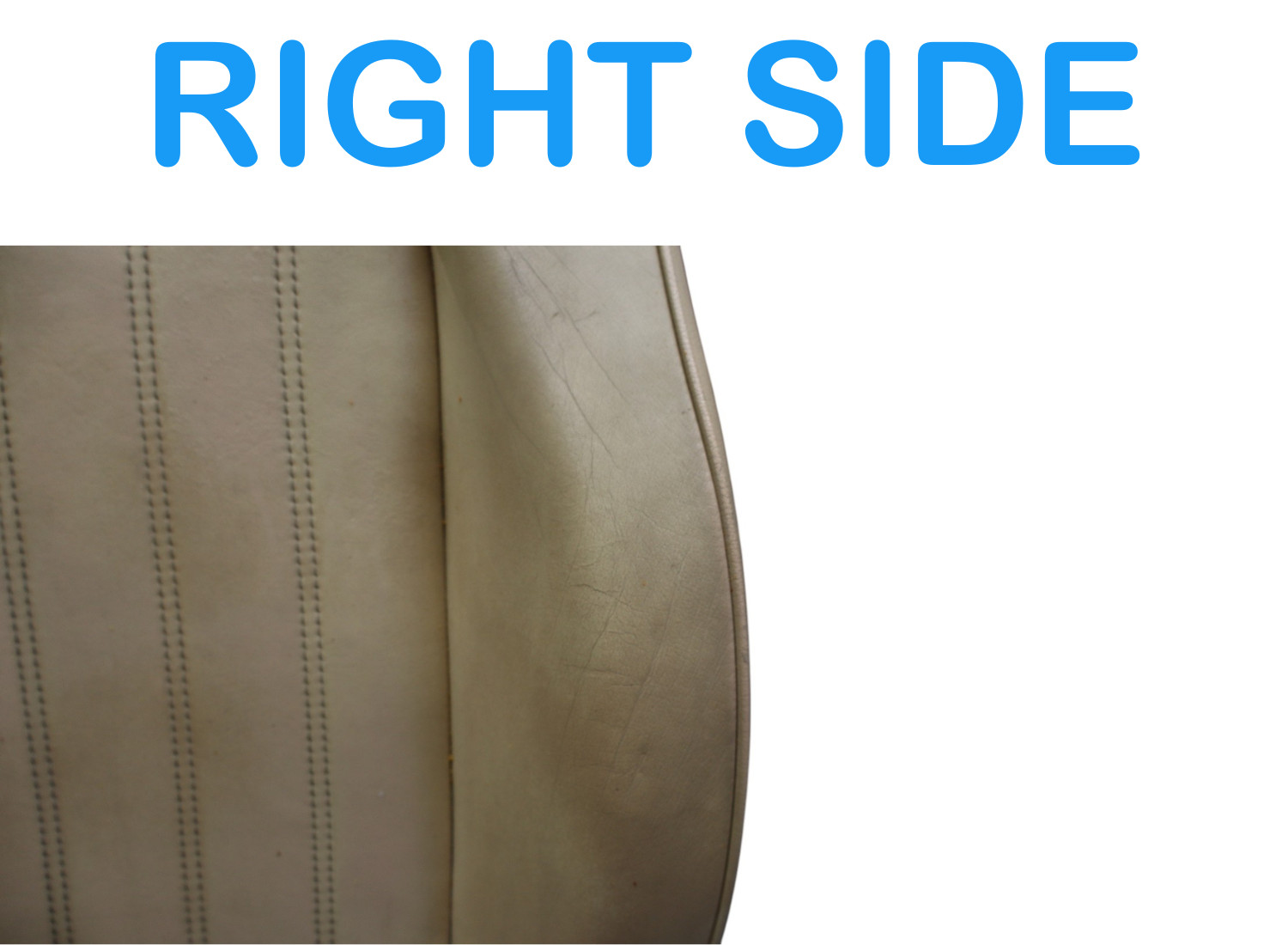 03-08 Maserati Quattroporte Front Right Side Top Upper Seat Cushion Beige Oem