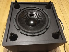 Bic Venturi V-80 Powered Subwoofer 8" Home Theater Bass Black