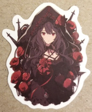 Halloween Sticker Witch Vampire Roses Magician Gothic Emo Punk Rock Anime Manga