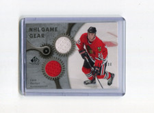 2005-06 SP Game Used NHL Game Gear Cam Barker Dual Rookie Jersey 47/100