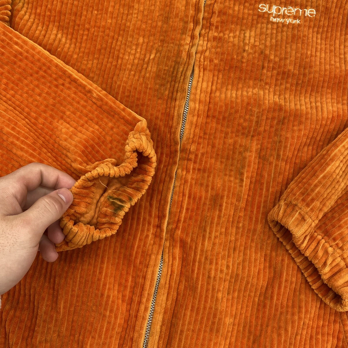 supreme wide whale corduroy harrington jacket | eBay