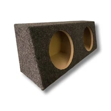 8" Dual Sealed Truck Subwoofer Box Enclosure -Gray