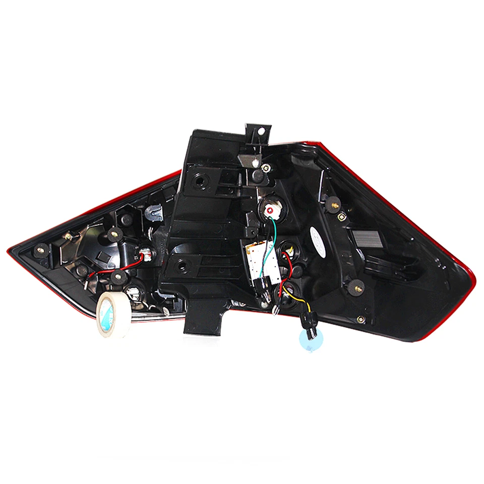 Conjunto de luz trasera LED negra para Nissan X-Trail OA 2012 2013 2014 2015 2016 Foto 4 de 4