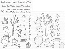 My Favorite Things Winter Wonder Stamp & Die-namics Sets, CS621/MFT2140 Retired