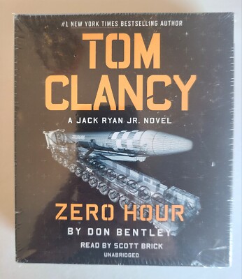 Tom Clancy Zero Hour On Audio CD's  Audio book A Jack Ryan Jr. Novel By Don B.