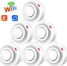 Smart TUYA APP WiFi Smart Fire Gas Smoke Detector Alarm Sensor for Google Home