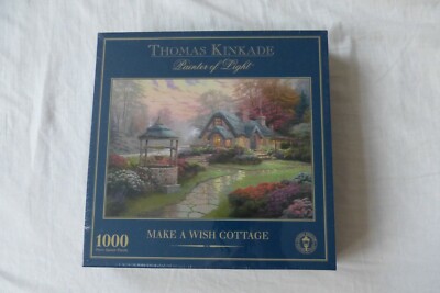 Gibsons Kinkade Puzzle Make A Wish Cottage 1000 Teile Neu Karton guter Zustand