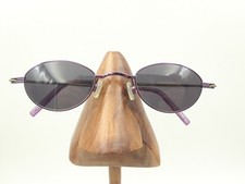 Vintage Morel 5971 Purple Green Metal Oval Eyeglasses Sunglasses Frames France