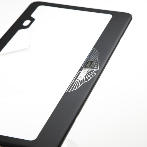 For Aston Martin License Plate Frame Matte Black W/Chrome Logo Engraved T3034 - Foto 8 di 10