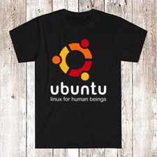 Ubuntu Linux Men's Black Size S-5XL