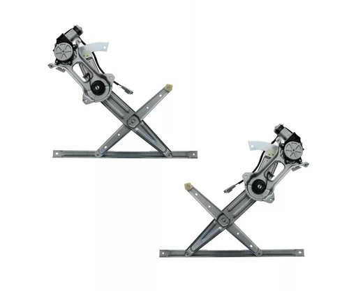 Front Power Window Regulators w/ Motors Pair Set NEW for 94-04 Ford Mustang