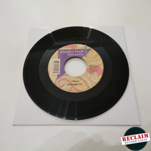 prince alphabet st. 7" vinyl record very good condition